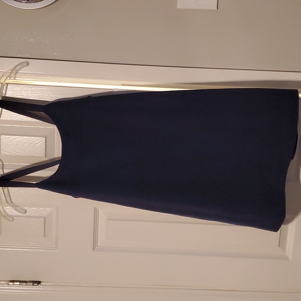 Beautiful blue cotton dress with under  shorts